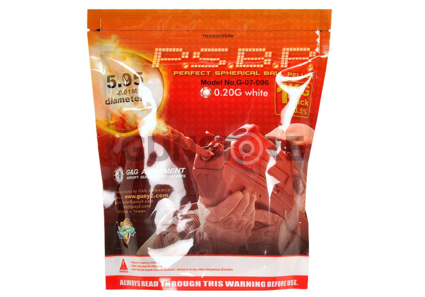 0.20g Perfect BBs 5000rds White