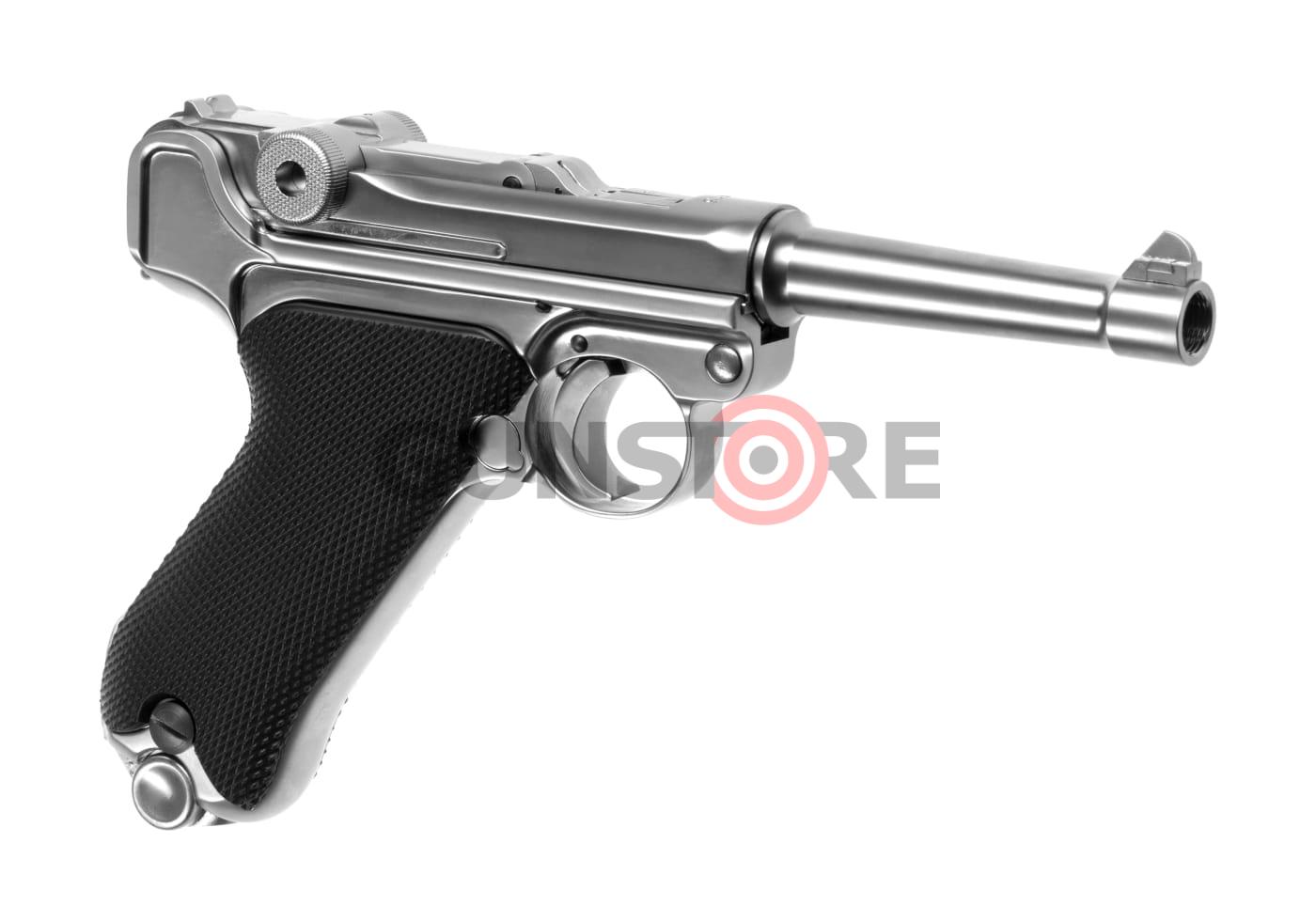 P08 Full Metal GBB Silver