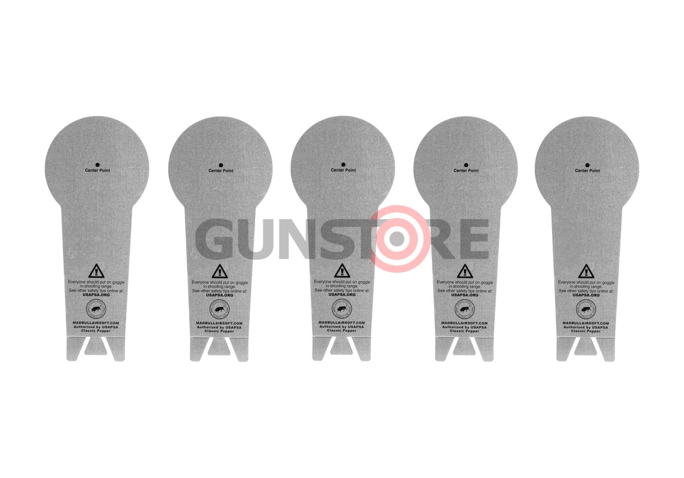 AIPSC Popper 1mm Aluminium 5pcs