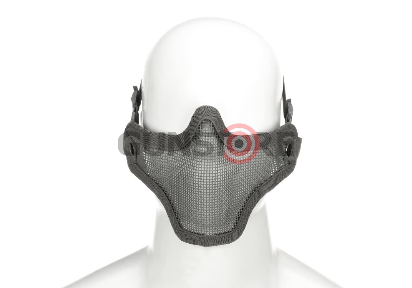 Steel Half Face Mask Grey