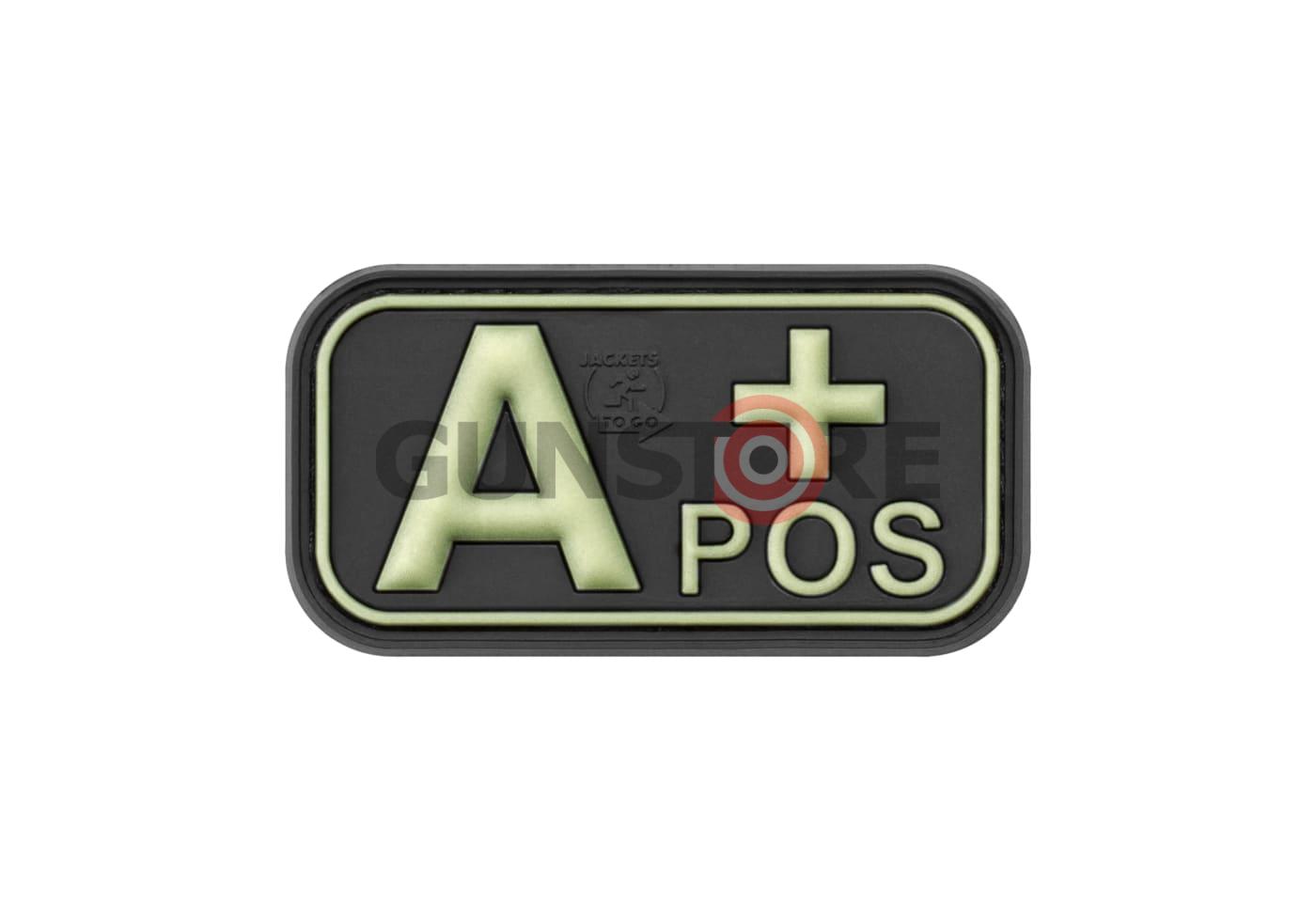 Bloodtype Rubber Patch A Pos Glow