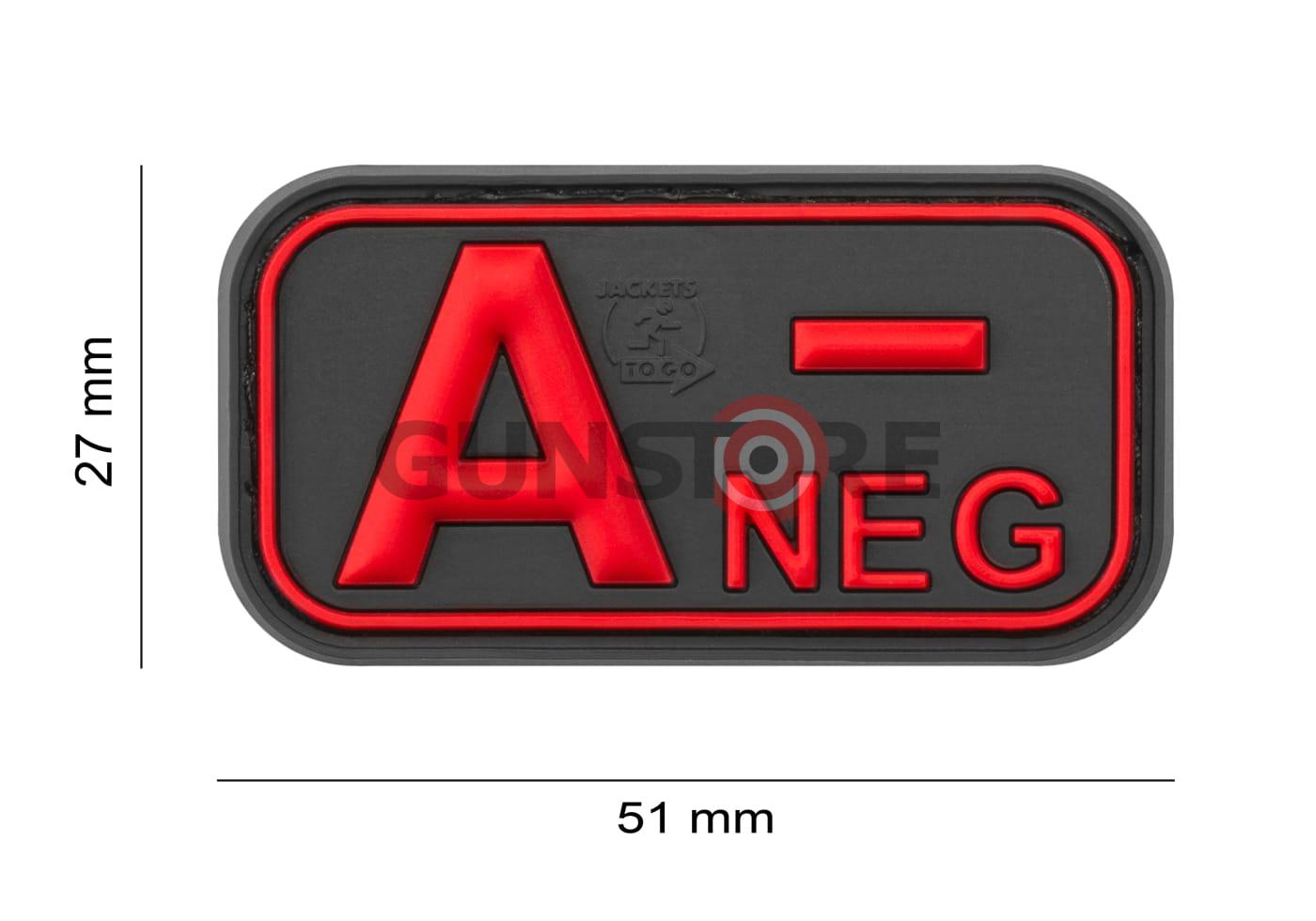 Fotografia: Bloodtype Rubber Patch A Neg