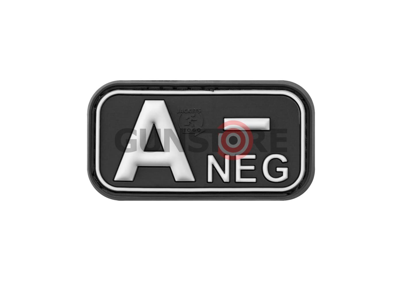 Bloodtype Rubber Patch A Neg SWAT