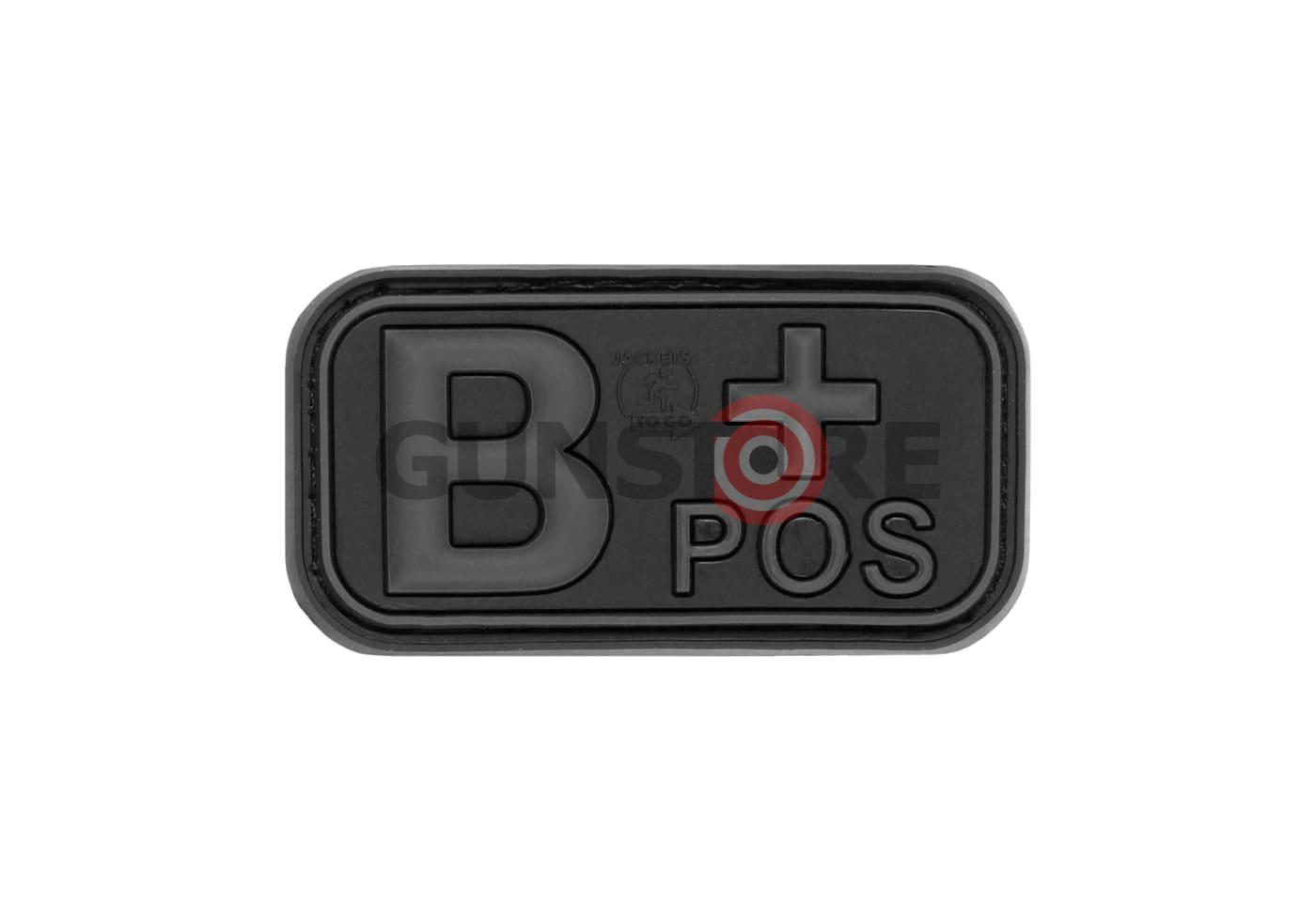 Bloodtype Rubber Patch B Pos Blackops