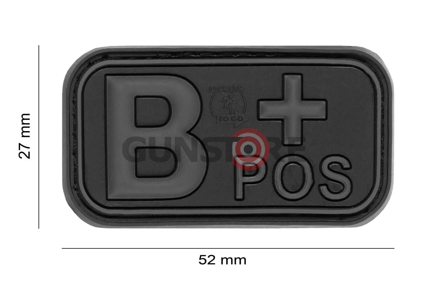 Fotografia: Bloodtype Rubber Patch B Pos