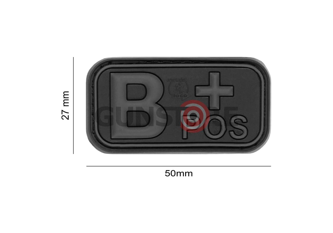 Fotografia: Bloodtype Rubber Patch B Pos