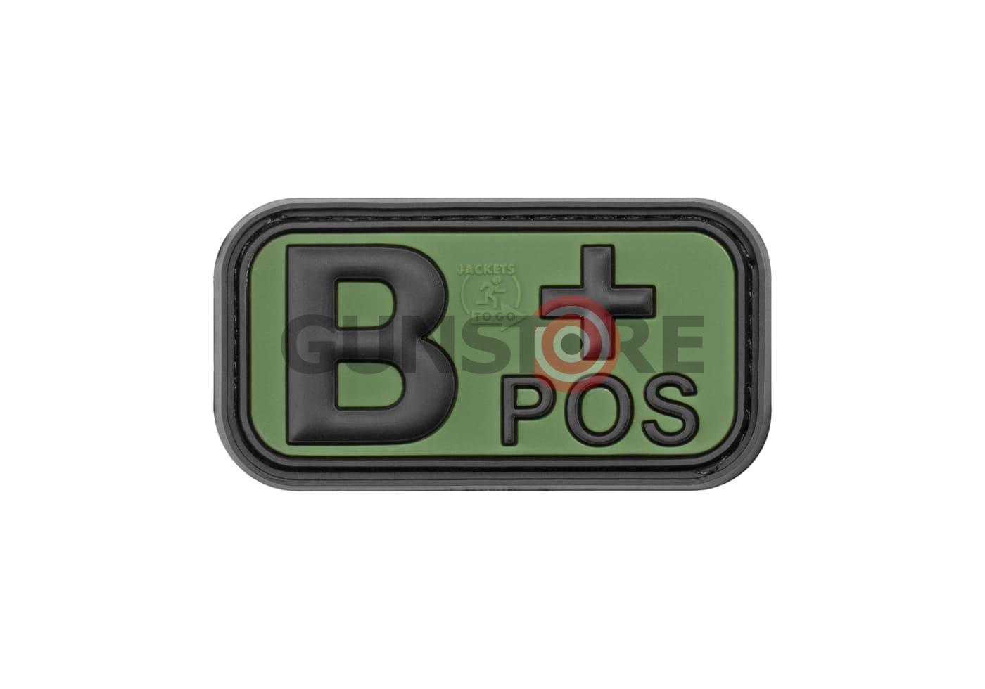Bloodtype Rubber Patch B Pos