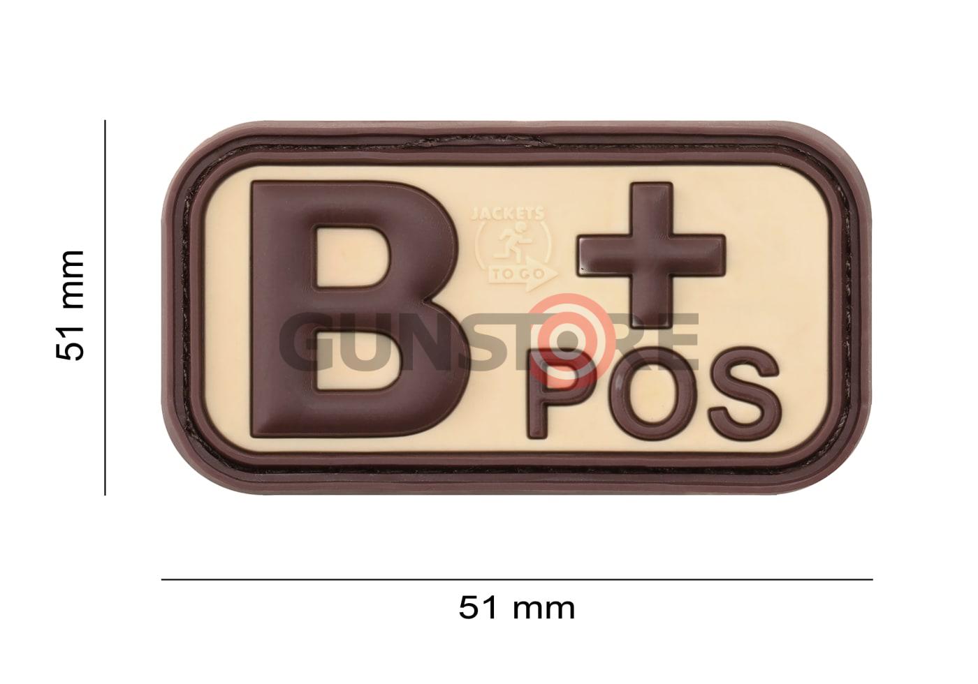 Fotografia: Bloodtype Rubber Patch B Pos