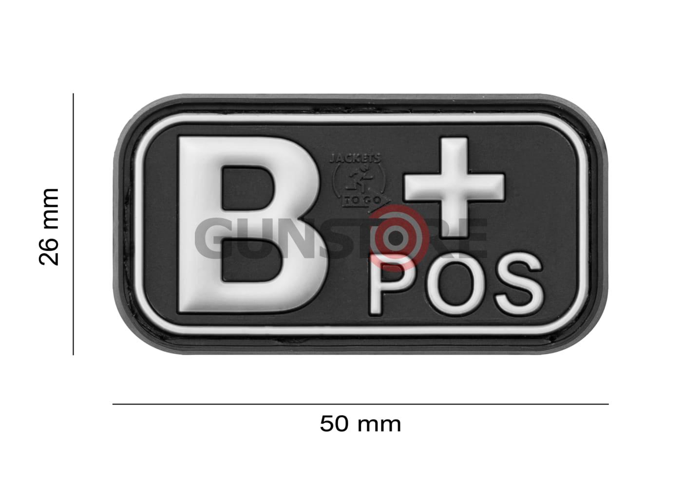 Fotografia: Bloodtype Rubber Patch B Pos
