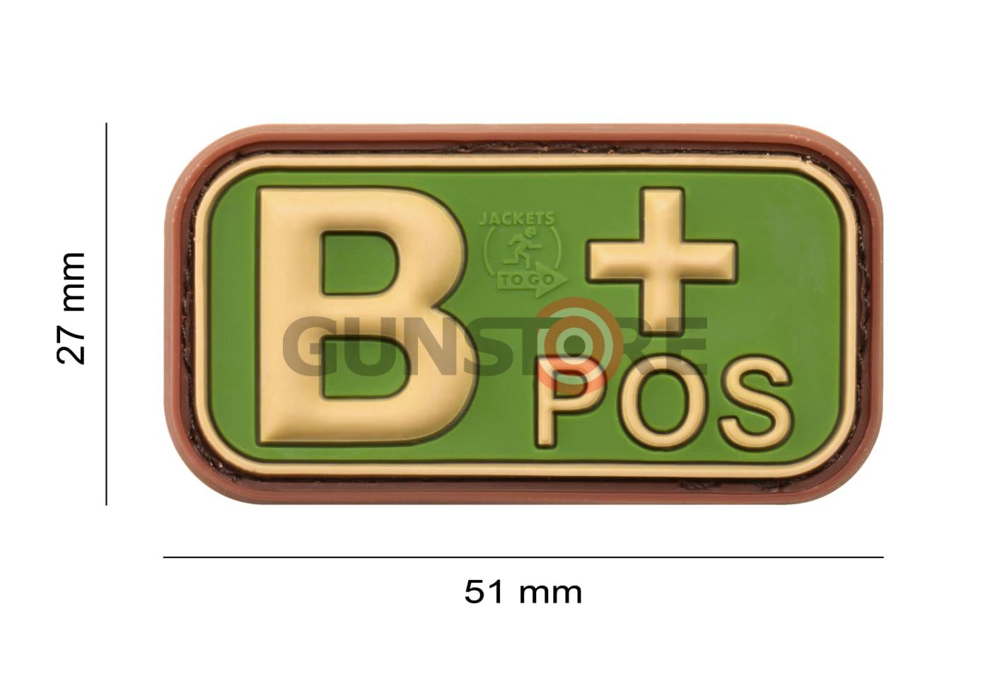 Fotografia: Bloodtype Rubber Patch B Pos