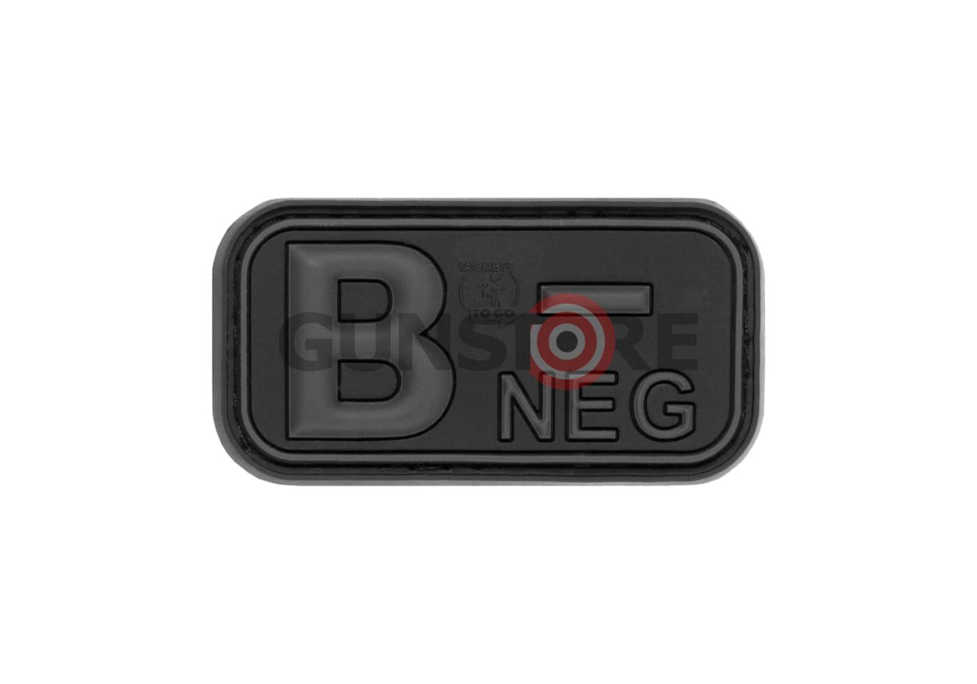 Bloodtype Rubber Patch B Neg Blackops