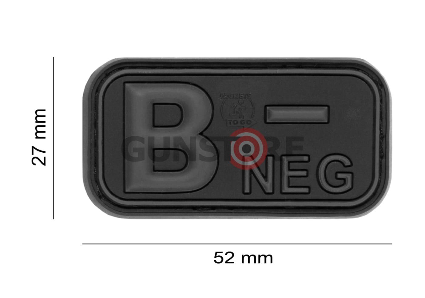 Fotografia: Bloodtype Rubber Patch B Neg