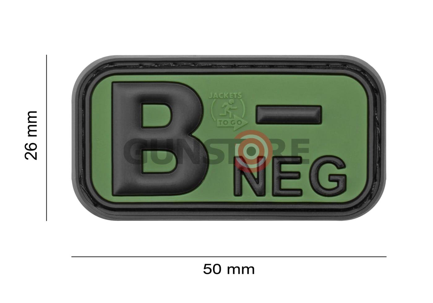 Fotografia: Bloodtype Rubber Patch B Neg