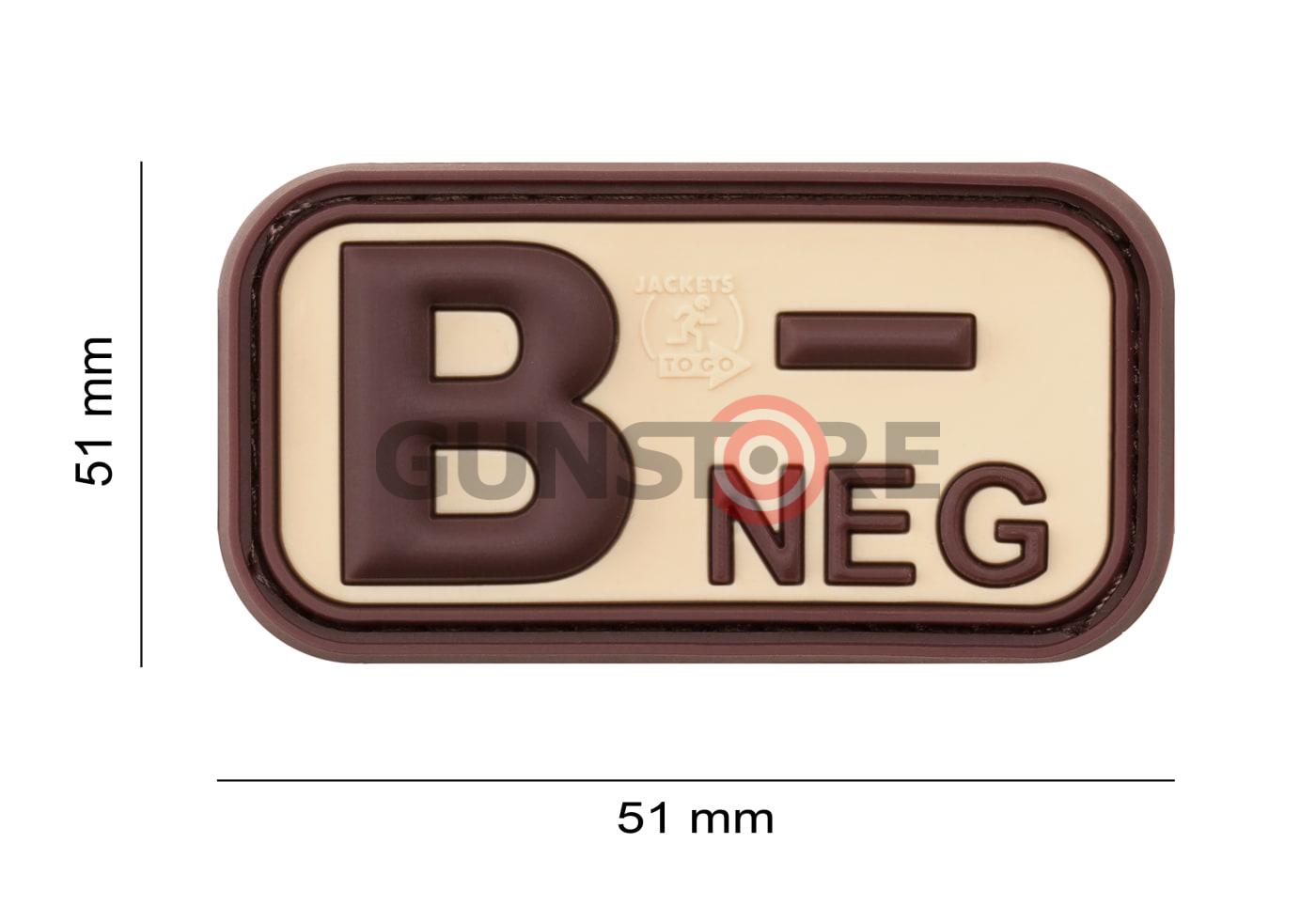 Fotografia: Bloodtype Rubber Patch B Neg