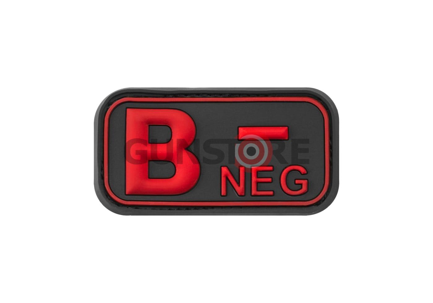 Bloodtype Rubber Patch B Neg
