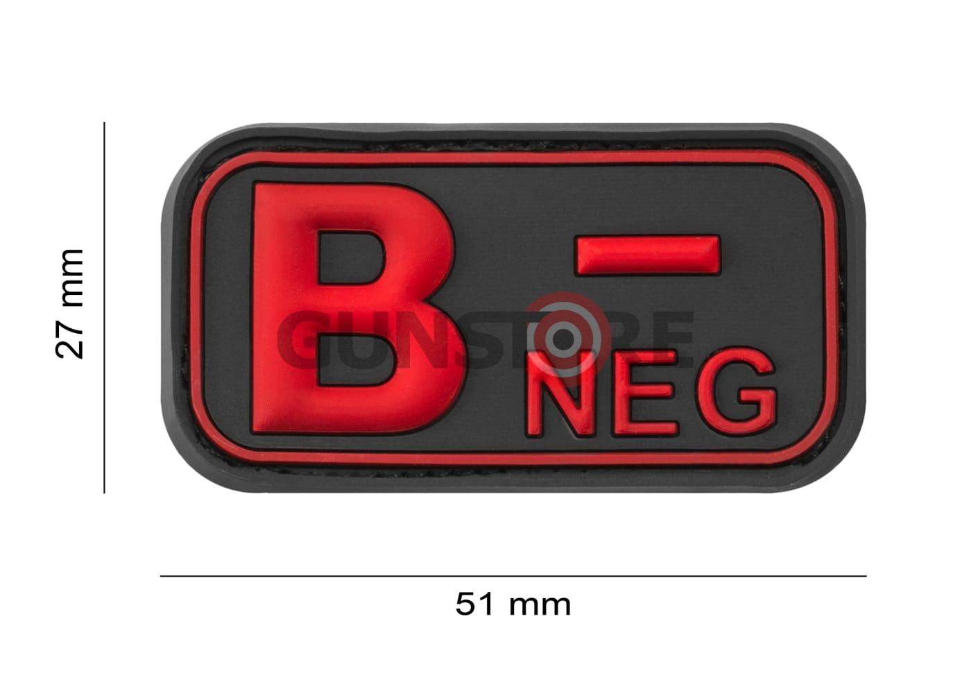 Fotografia: Bloodtype Rubber Patch B Neg