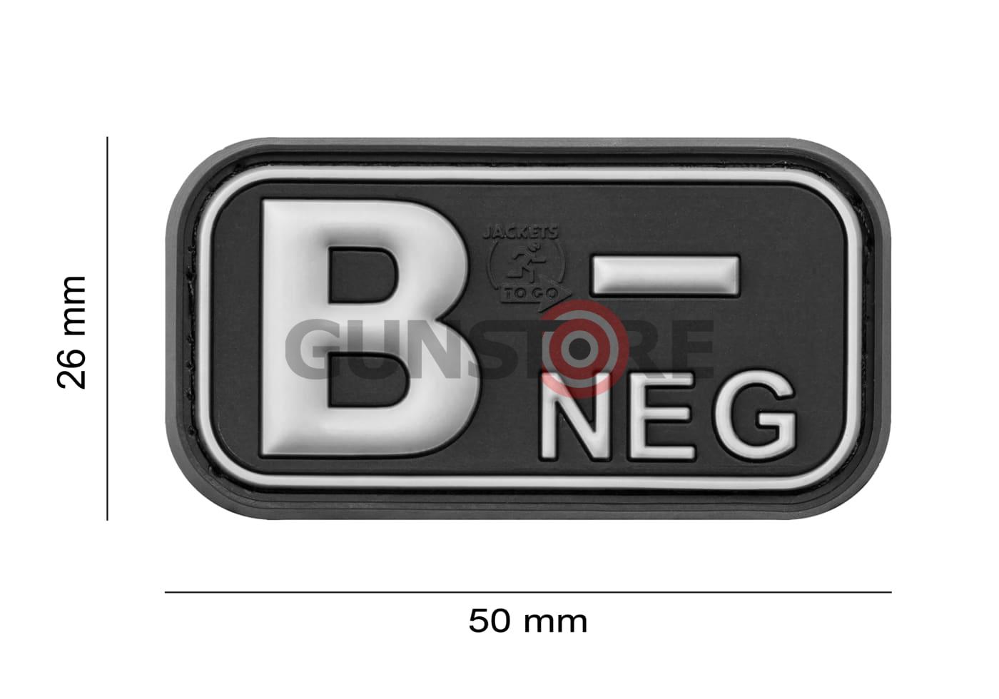 Fotografia: Bloodtype Rubber Patch B Neg
