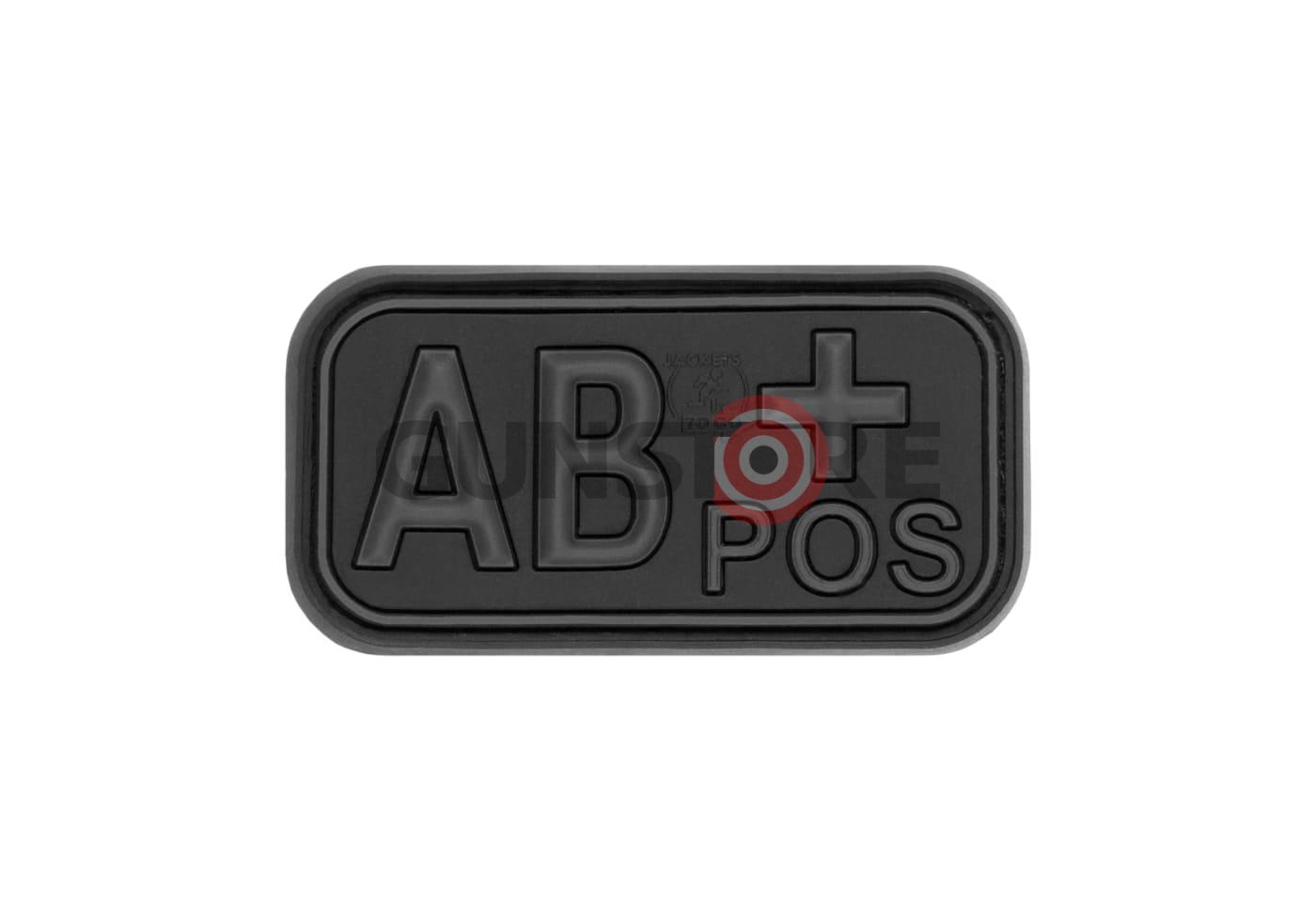 Bloodtype Rubber Patch AB Pos Blackops