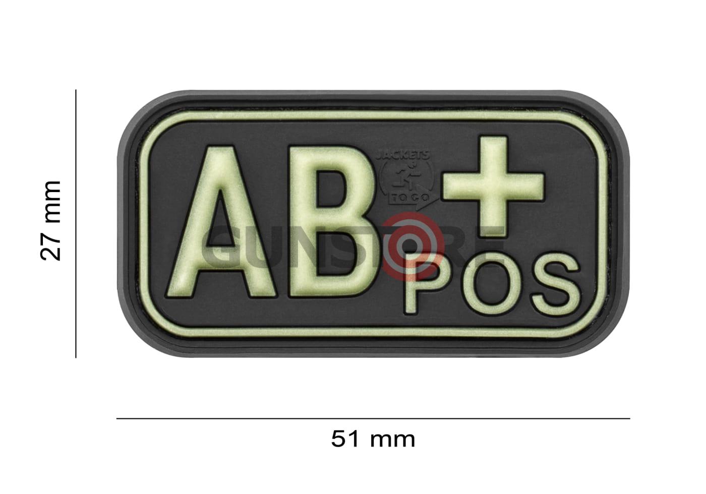 Fotografia: Bloodtype Rubber Patch AB Pos