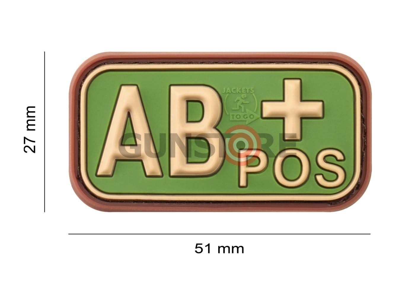 Fotografia: Bloodtype Rubber Patch AB Pos
