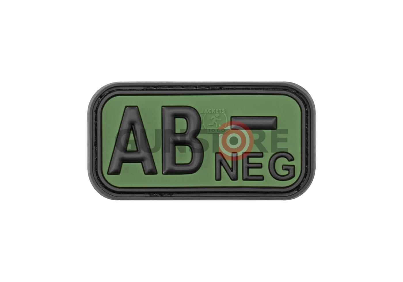 Bloodtype Rubber Patch AB Neg