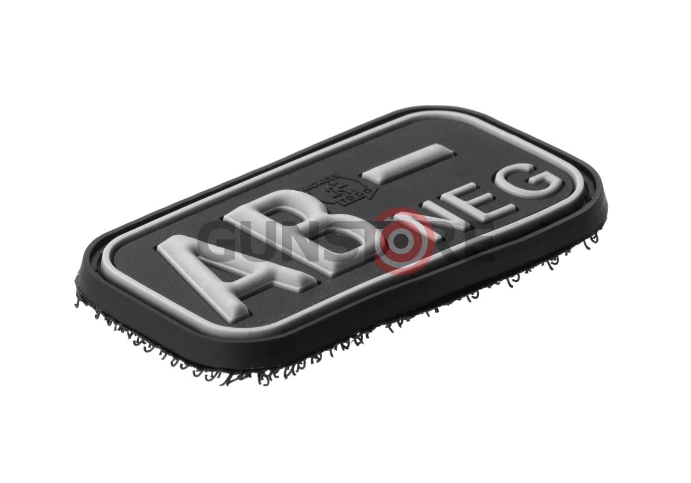 Fotografia: Bloodtype Rubber Patch AB Neg