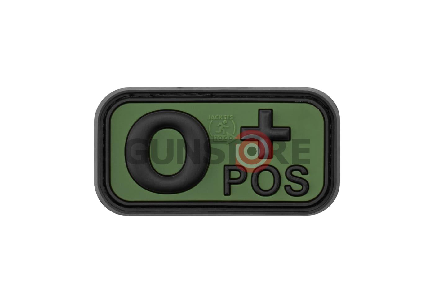 Bloodtype Rubber Patch 0 Pos Forest