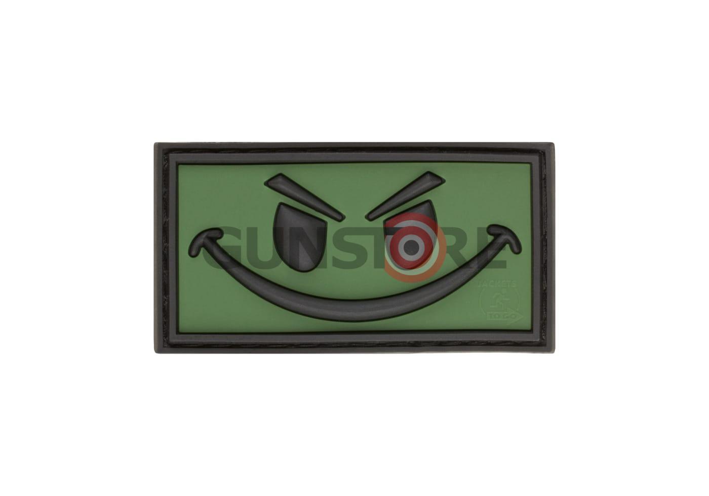 Evil Smile Rubber Patch Forest