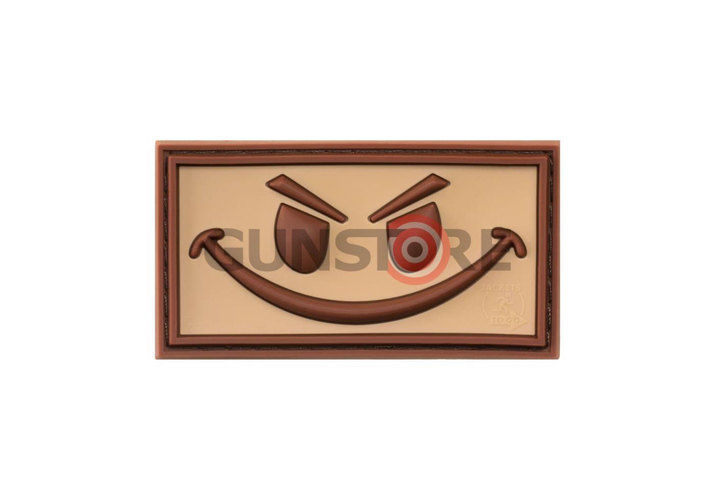 Evil Smile Rubber Patch Desert