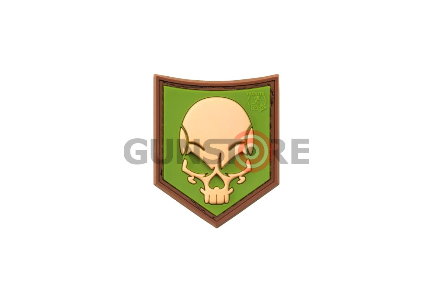 SOF Skull Rubber Patch Green