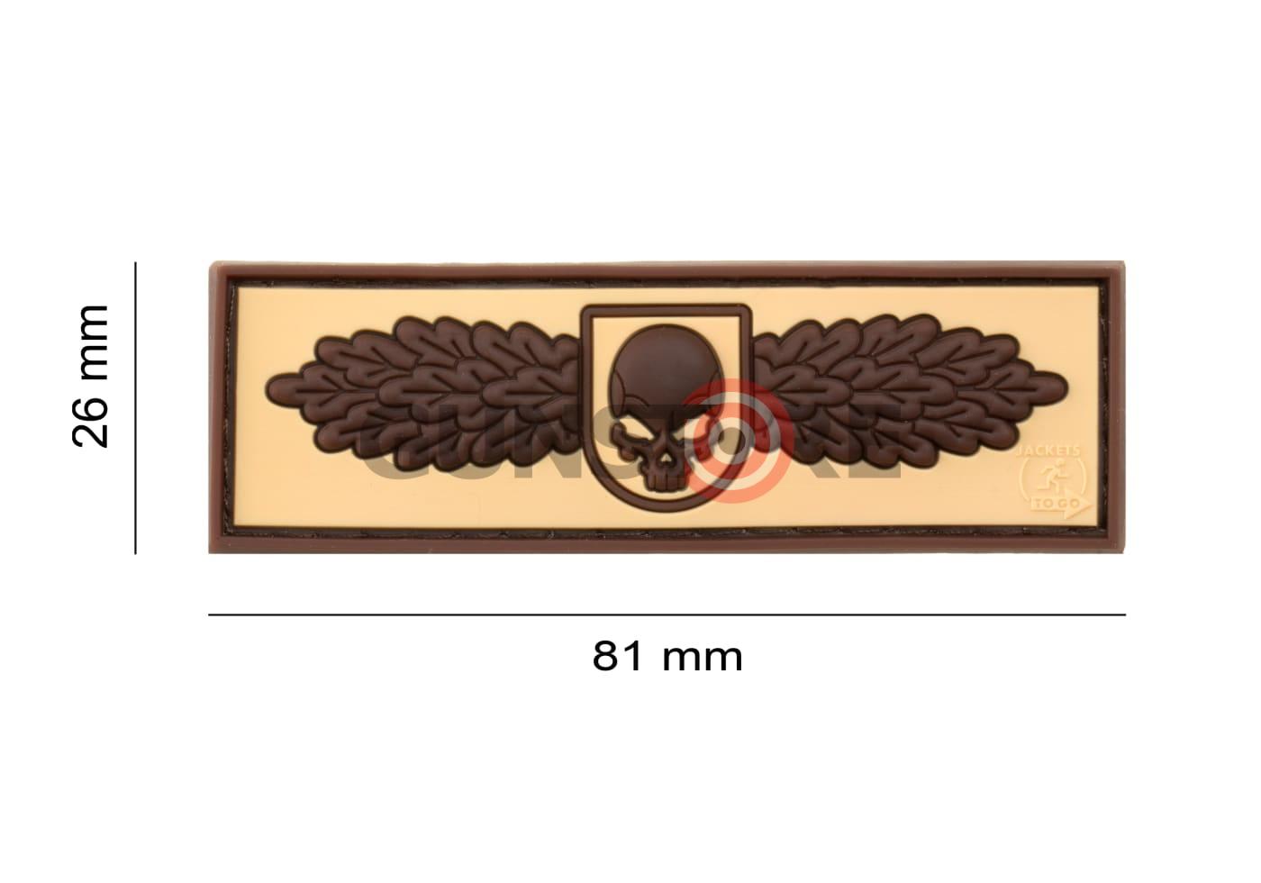 Fotografia: SOF Skull Badge Rubber Patch