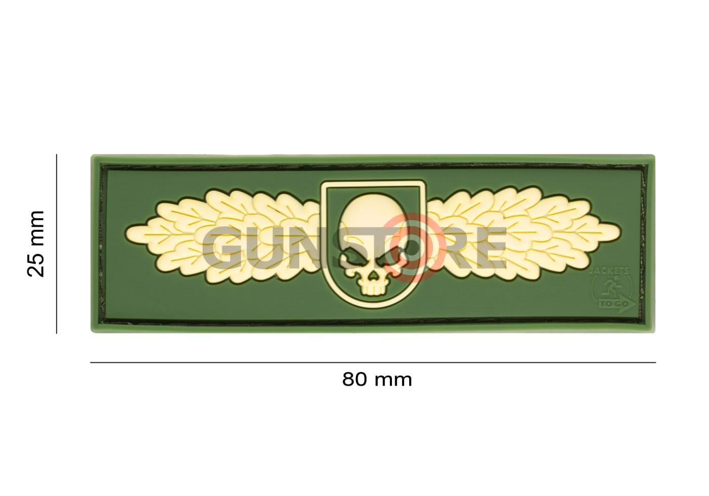 Fotografia: SOF Skull Badge Rubber Patch