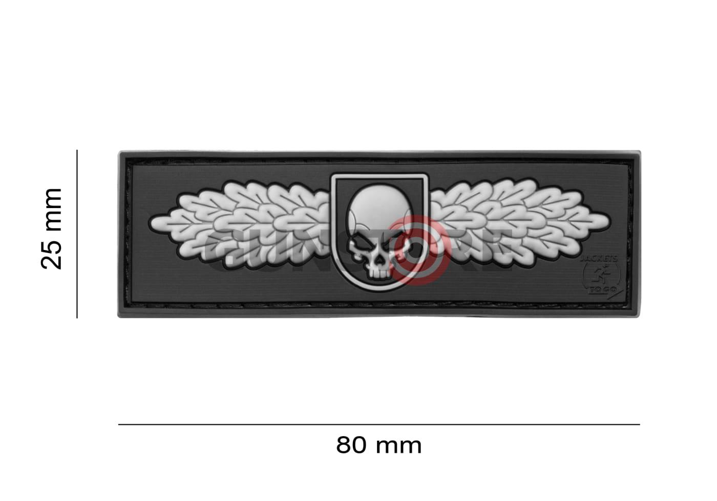 Fotografia: SOF Skull Badge Rubber Patch