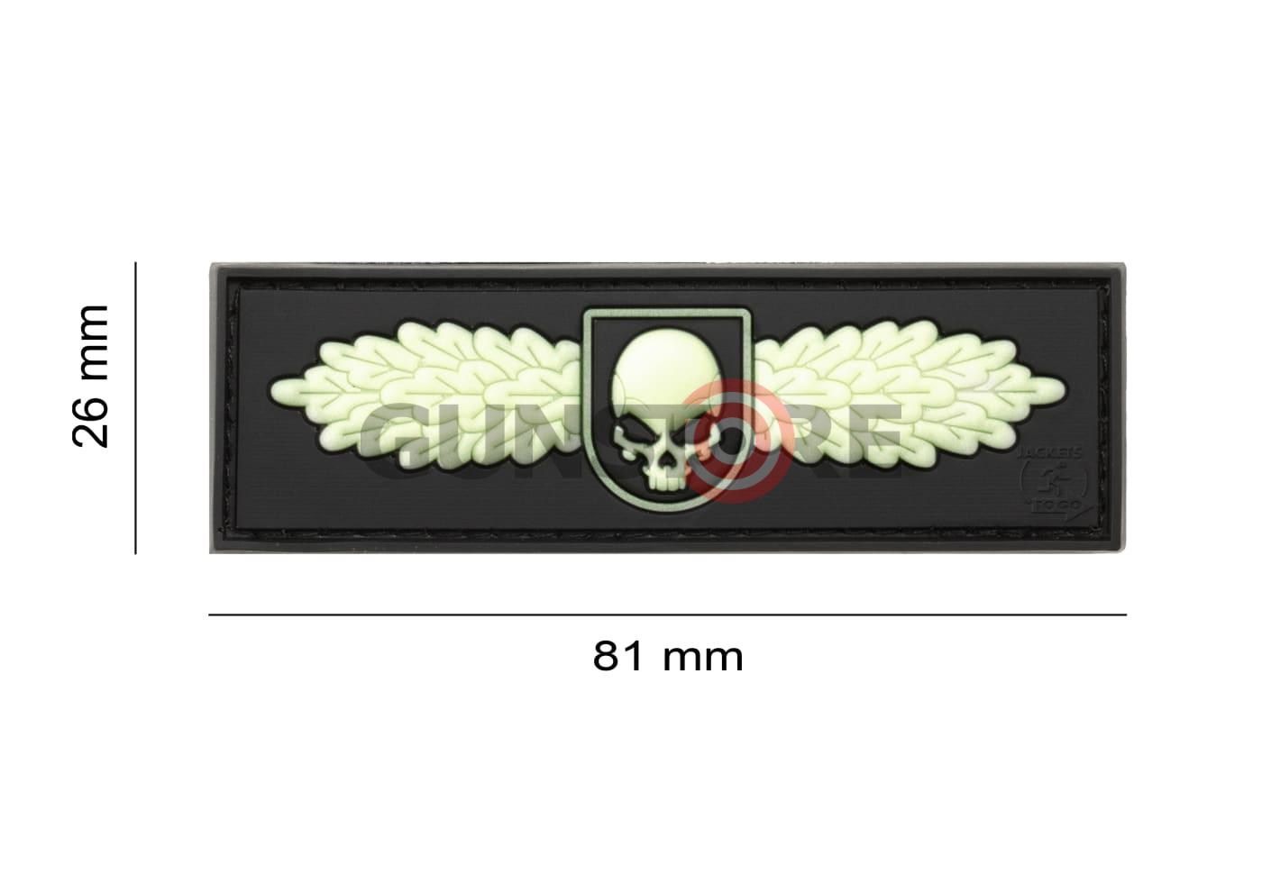 Fotografia: SOF Skull Badge Rubber Patch
