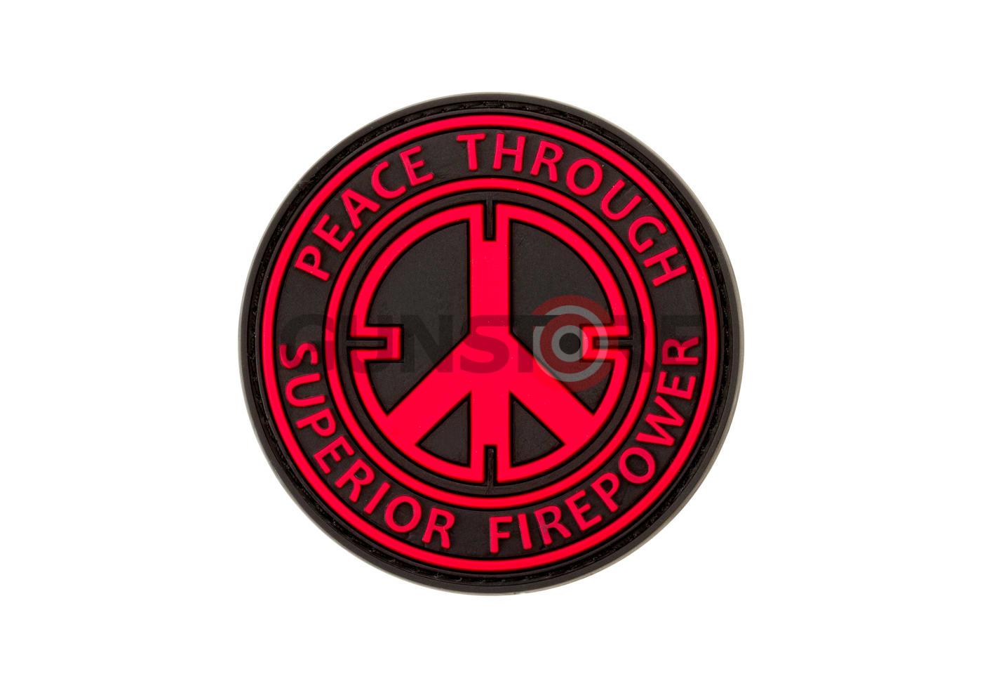 Peace Rubber Patch Blackmedic