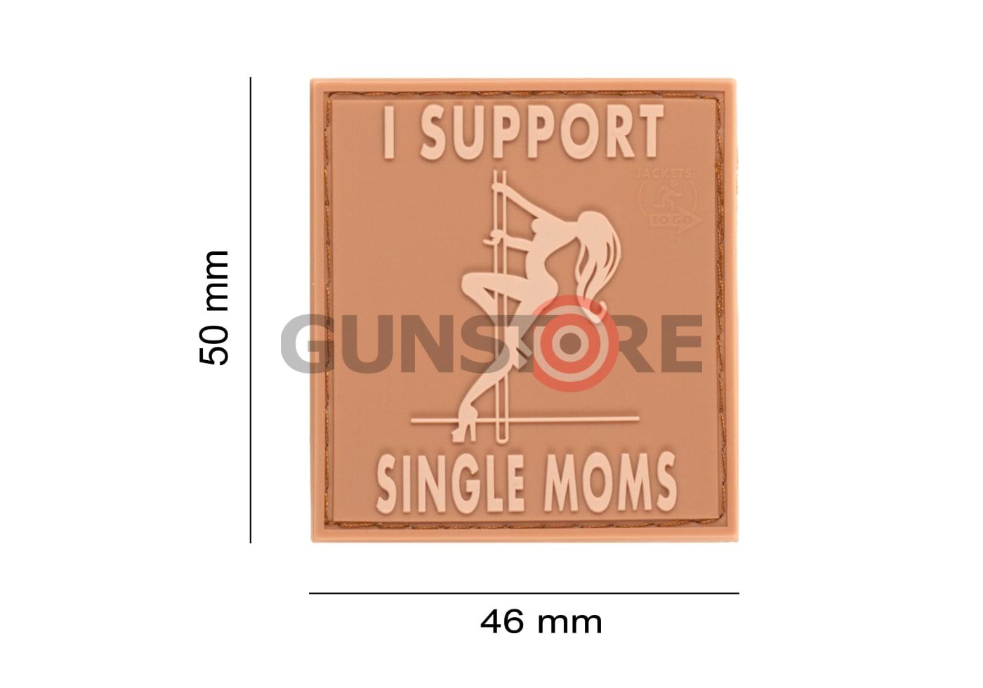 Fotografia: I Support Single Mums Rubber Patch