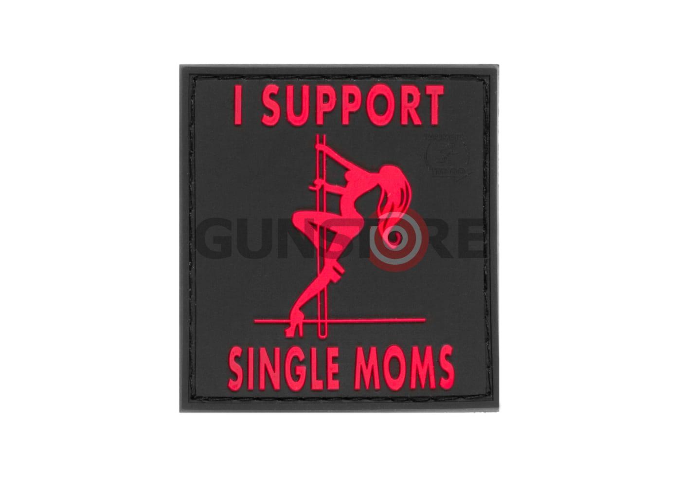 I Support Single Mums Rubber Patch