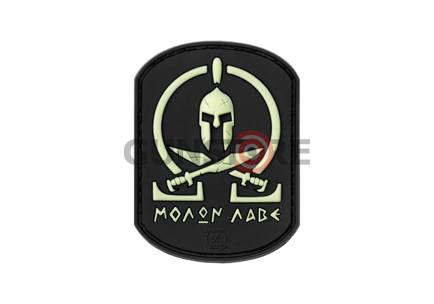 Molon Labe Rubber Patch Glow