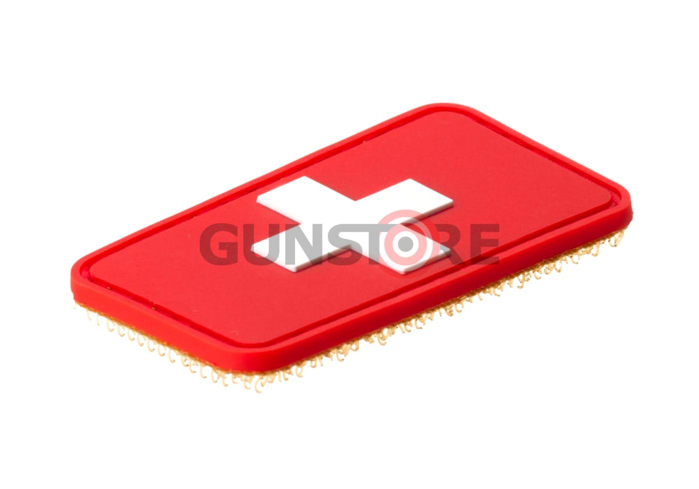Fotografia: Swiss Flag Rubber Patch