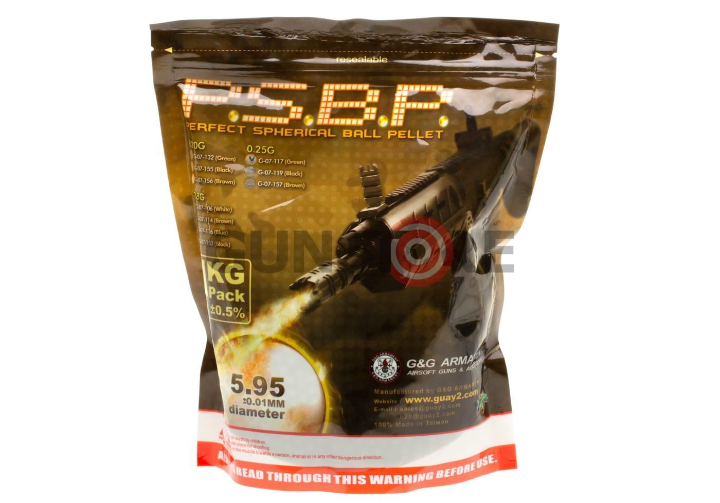 0.25g Perfect BBs 4000rds Green