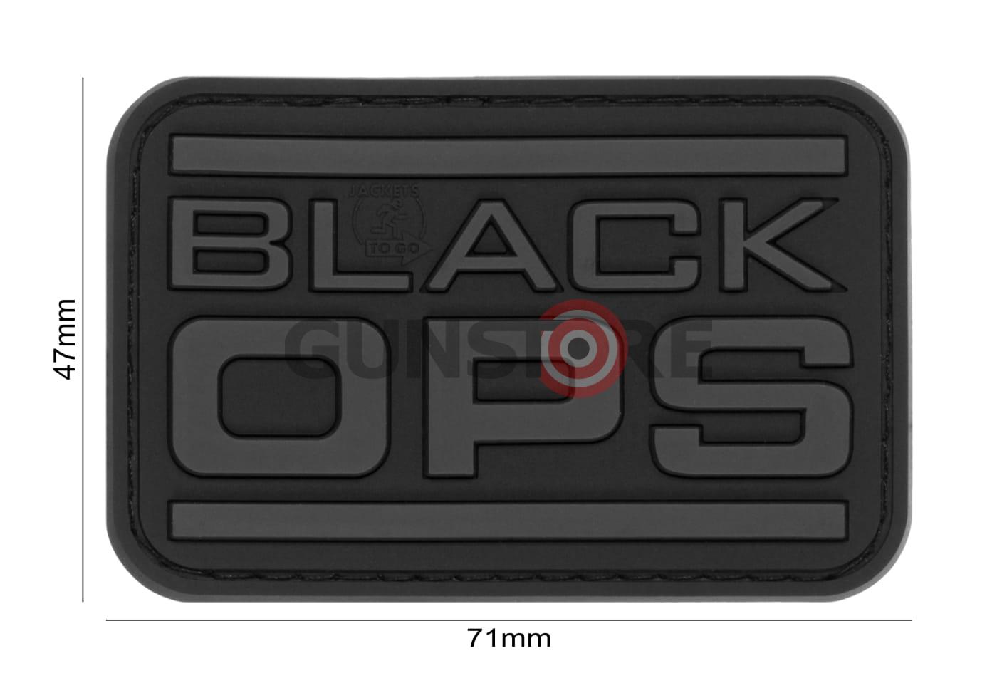 Fotografia: Black OPS Rubber Patch