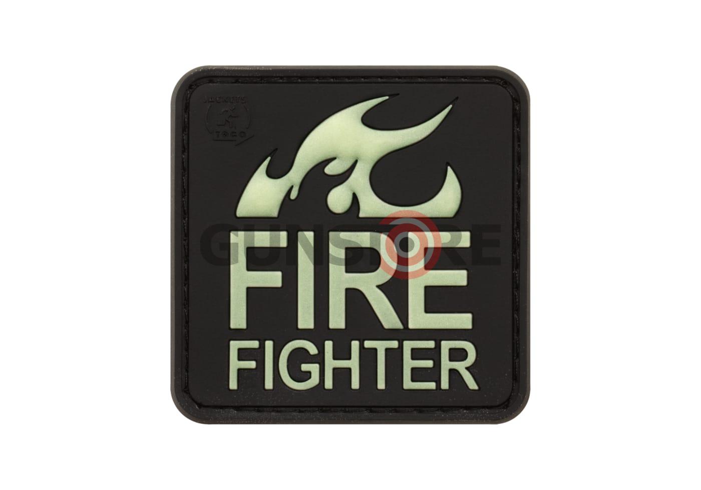 Fire Fighter Rubber Patch