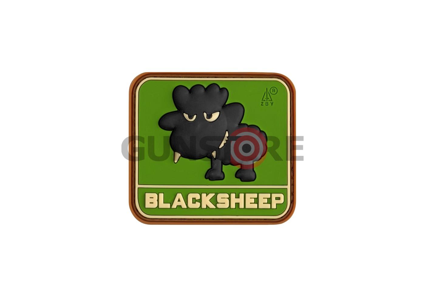 Little Black Sheep Rubber Patch Green