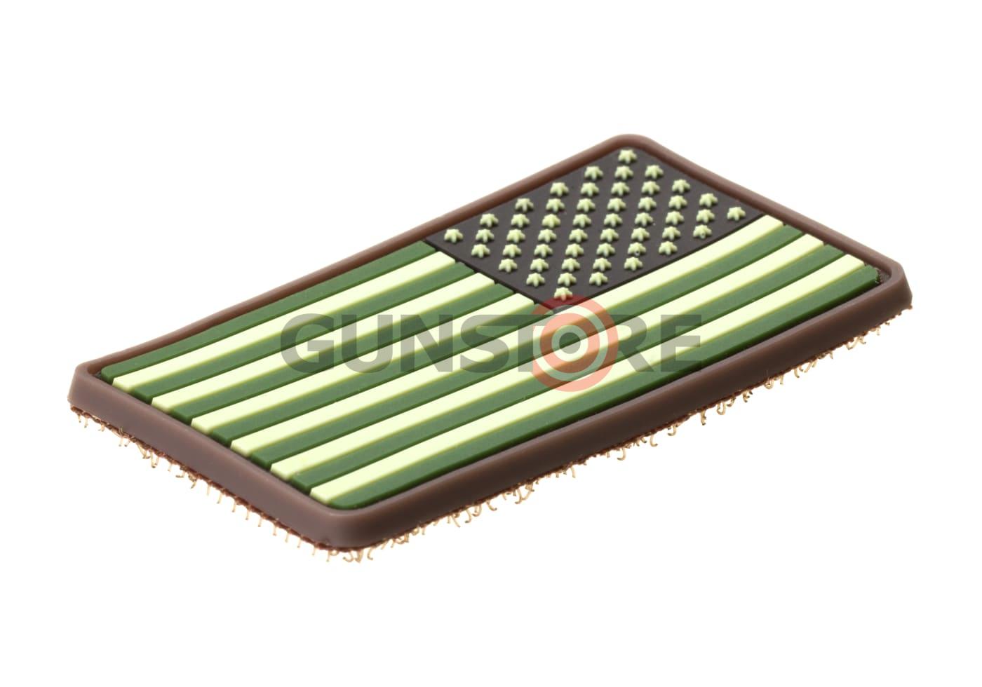 Fotografia: US Flag Rubber Patch Reversed
