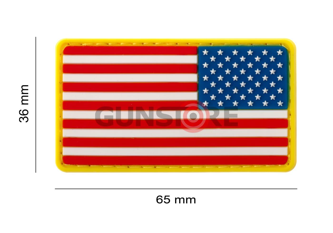 Fotografia: US Flag Rubber Patch Reversed