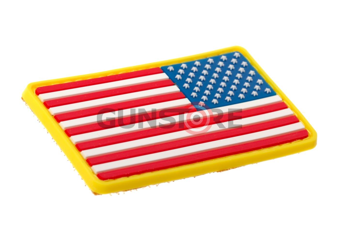 Fotografia: US Flag Rubber Patch Reversed