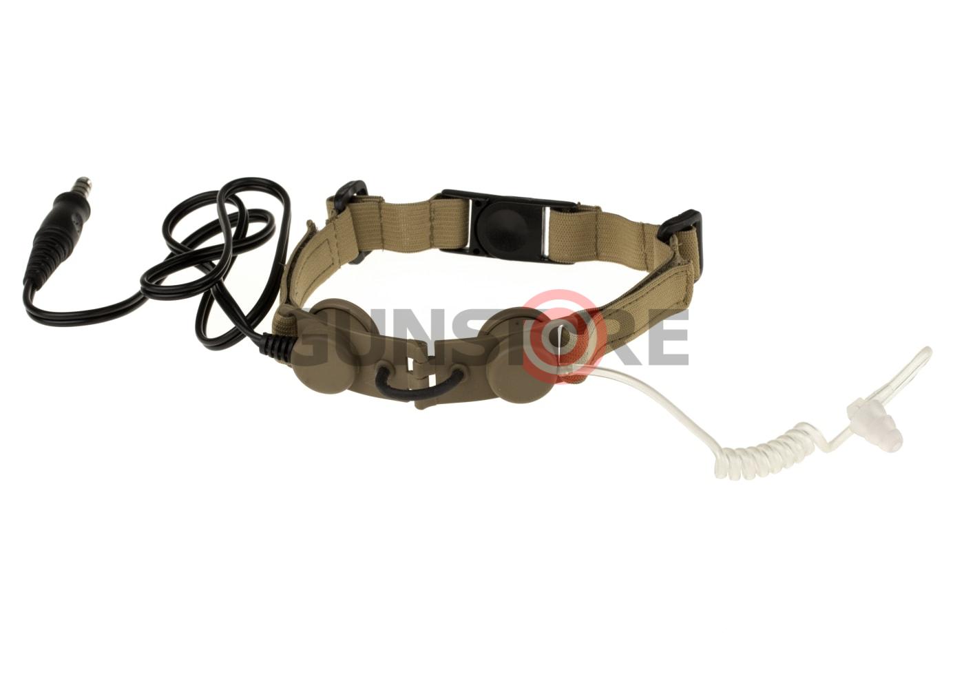 Tactical Throat Mic Dark Earth