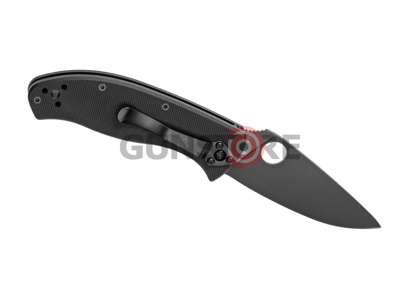 C122 Tenacious Plain Edge Folder Black