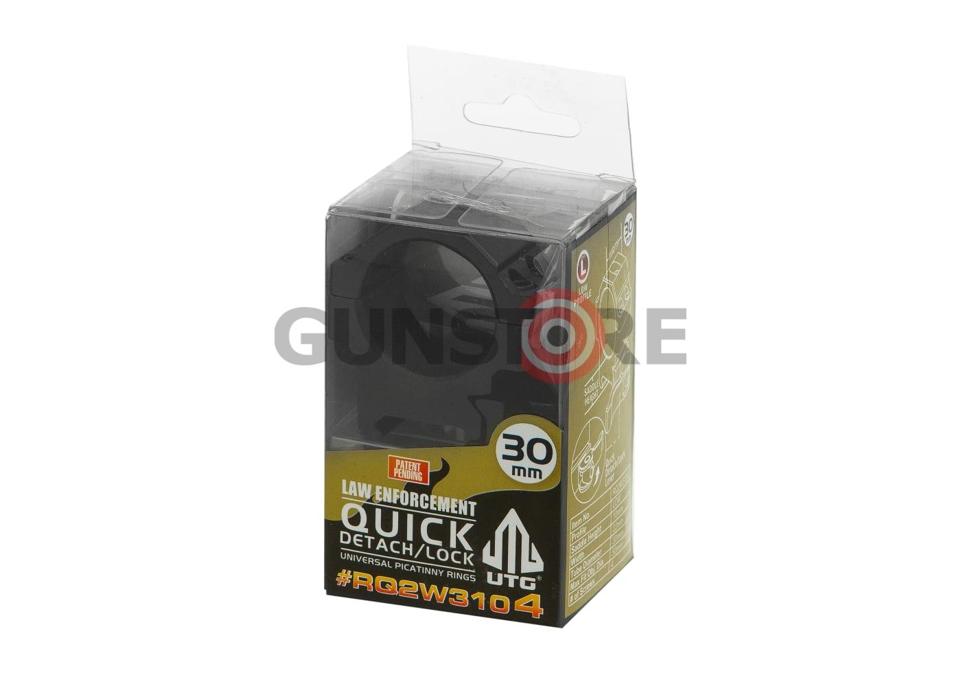 Fotografia: 30mm QD CNC Mount Rings Low