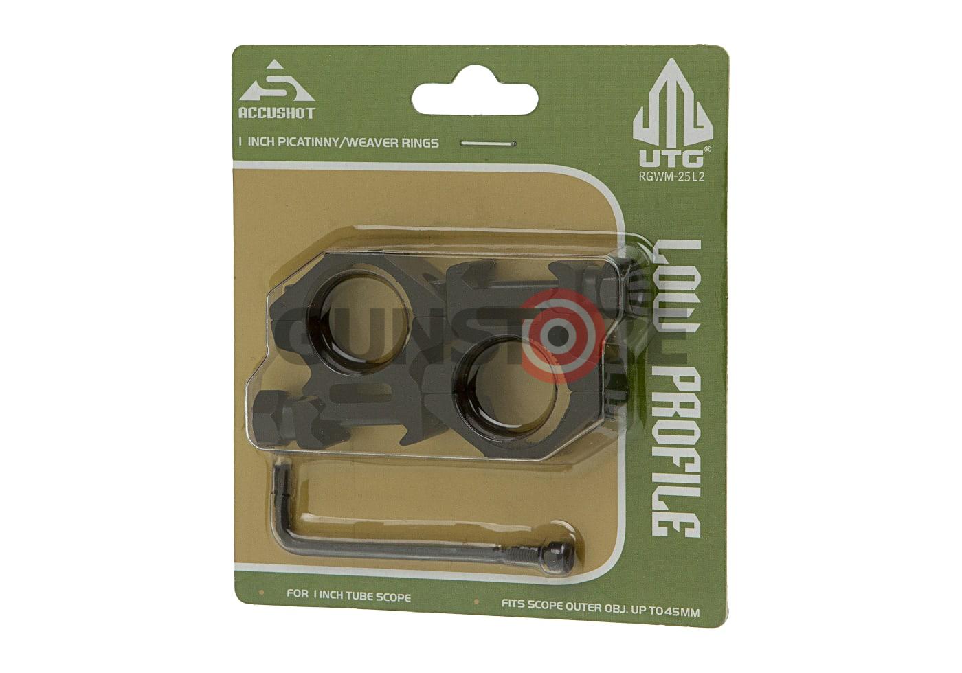 Fotografia: 25.4mm Mount Rings Low